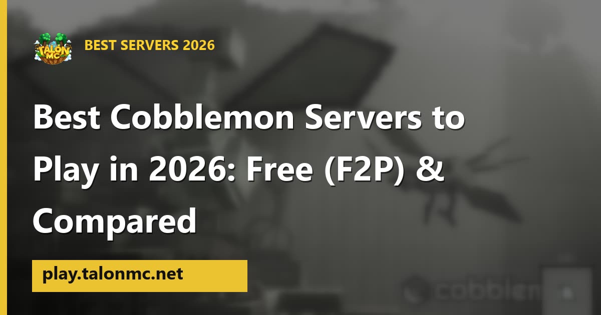 The Best Cobblemon Servers of 2026